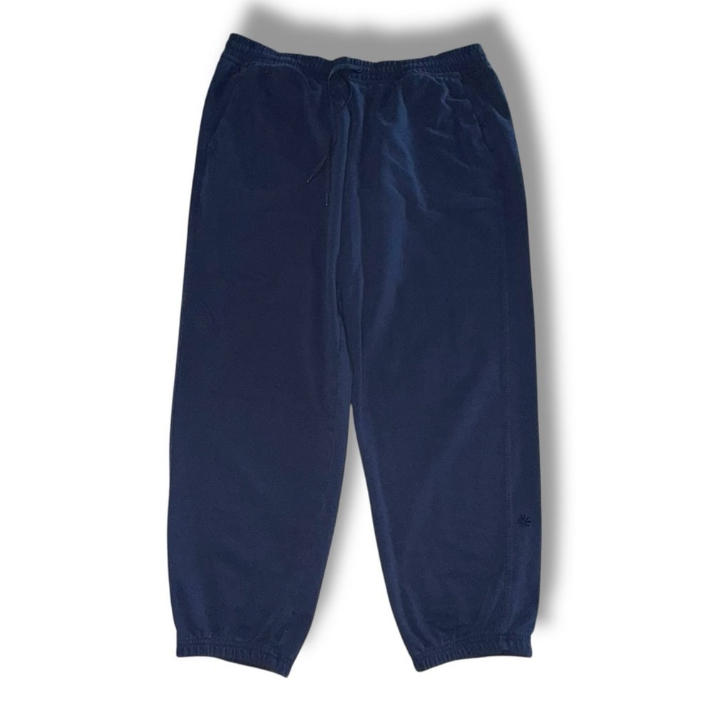 ATHLETA Retroterry Mid Rise Jogger - Navy XL - Picture 3 of 10